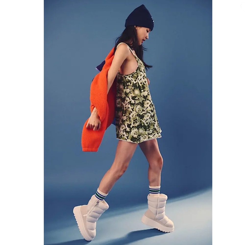 Free People Fp Movement Hot Shot Printed Mini Dress
